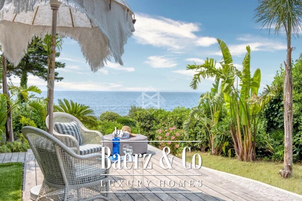 photo 2 RARE – Seafront Apartment with Private Garden and Dock – Anthéor