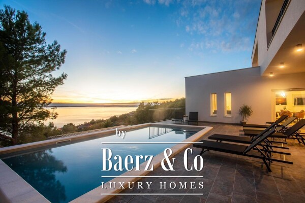 photo 6 Dugi rat, Jesenice, modern newly built villa with panoramic views