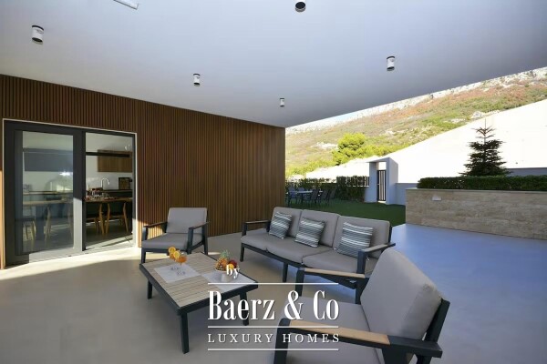 photo 7 Klis above Split a villa with swimming pool, garage and summer kitchen with sea view