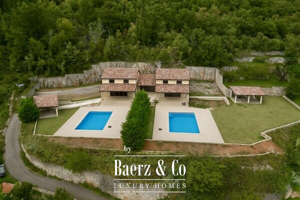 photo 2 Ičići, Poljane, semi-detached villa with swimming pool, panoramic sea view and spacious garden