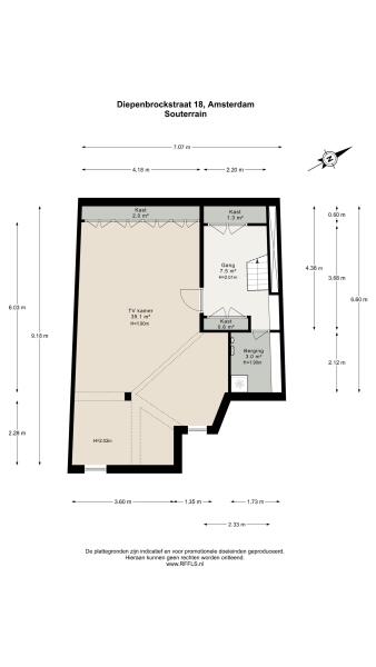 Floor Plan 11 - Diepenbrockstraat 18